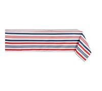 DII Stain Resistant & Waterproof, Polyester, Red, White, & Blue, 120" x 60" (Rectangular)