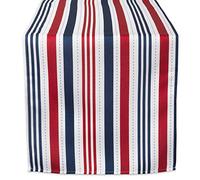 DII Stain Resistant & Waterproof, Polyester, Red, White, & Blue, 14x108 (Runner)