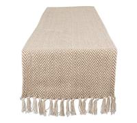 DII Table Runner, Cotton, Stone, 15 x 72 inches