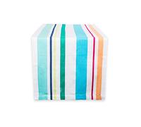 DII Table Top Décor Collection Spring & Summer Table Runner, 14x72, Bright Stripe