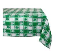 DII Tablecloth, Cotton, Shamrock Check, 52x52