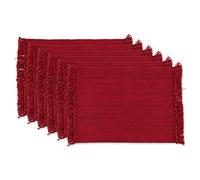 DII Tabletop Collection, Cotton, Redwood, Placemat Set, 13x19