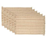 DII Tabletop Collection, Cotton, Taupe, Placemat Set, 13x19