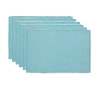 DII Tabletop, Cotton, Aqua, Placemat Set