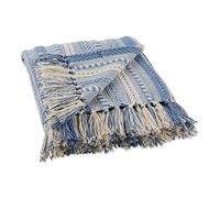 DII Throw, Cotton, Stonewash Blue, 50x60