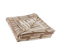 DII Urban Geometric Collection Cotton Throw Blanket, 50x60, Stone