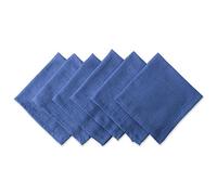 DII Variegated Tabletop Collection, Napkin Set, 20x20, Nautical Blue, 6 Piece