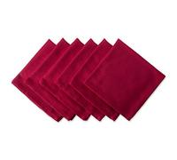 DII Variegated Tabletop Collection, Napkin Set, 20x20, Tango Red, 6 Piece
