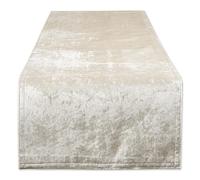 DII Velvet Collection Tabletop, Table Runner, 14x108, Red