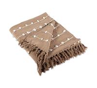 DII Woven Loop Throw Collection, 50x60, Stone