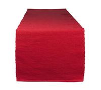 DII Woven Table Runner, Fabric, Tango Red, 13x72