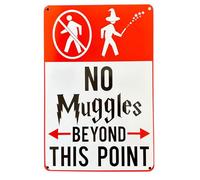 DiiliHiiri Poster Funny Muggles Poster - 30x20cm Badge - Comic Gift for Harry Potter Fans | Magical Themed Decoration - Humor Sign (2635-273)