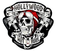 DiiliHiiri Skull Poster - Vintage Garage Metal Sign 40 x 38 cm - Metal Sign Retro Style - Decoration for Bars - Vintage Hot Rod - Mechanical Workshop - Garage 9055