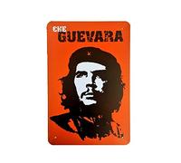 DiiliHiiri Vintage Badge Sign Decoration, A4 Antique Style Metallic Retro-Che Guevara