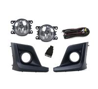 DIILSXS 1 Set For Subaru XV For Crosstrek 2018 2019 2020 Car Front Bumper Fog Light Lamp Cover Frame Hood Grille Bezel Kit Anti Glare