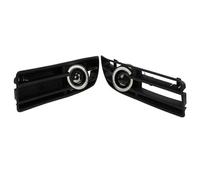 DIILSXS 1Pair Fog Lights Angel Eyes Lamp Front Bumper Grille Grill Cover With Wire Kit For Jetta For Bora MK4 1999-2004 Replace Part