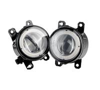 DIILSXS 2 X Car Front Bumper Fog Light Assembly Angel Eye Daytime Running Light 30W 12V For Renault Duster 2010-2020 Anti Glare(Yellow)
