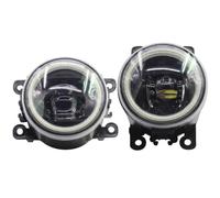 DIILSXS For Colt Hatchback 2004-2012 Car 4000LM Fog Light Angel Eye Daytime Running Light 12V Anti Glare(Red)