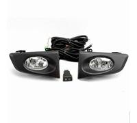 DIILSXS For Jazz Fit GE6 For GE8 2009-2011 Car Front Bumper Fog Light Wires Harness Switch Halogen Cover Frame Kit Anti Glare