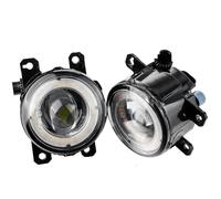 DIILSXS Front Fog Light Daytime Running Lamp Car Angel Eye For Renault Koleos HC For Samsung QM6 2016 2017 2018 2019 Anti Glare(White)