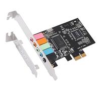 DIioee PCIe Sound Card 5.1, PCI Express Surround Card 3D Stereo Audio with High Sound Performance PC Sound Card CMI8738 Chip