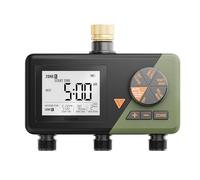 Diivoo Water Timer for Irrigation, Automatic Hose Tap Digital Sprinkler Timer 3 Outlets, Garden Watering Systems Controller With Rain Delay/Auto&Manual Mode for Lawn Outdoor