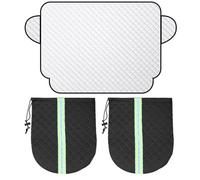 DiiWmme 117 * 147 Car Frost Windscreen Cover Universal Car Windshield Cover Car Screen Protector for Winter Ice Sun UV Dust Frost and UV Protection