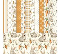 DiiWmme 24 Sheets Vintage Animal Scrapbook Paper, 6x6 Inch Premium Patterned Craft Paper for Scrapbooking, Card Making, Decoupage, DIY Journaling and Photo Albums (Rabbit)