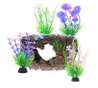 DiiWmme 5PCS Fish Tank Decorations, Coral Reef Aquarium Decor Ornaments, Resin Hideout for Betta Fish, Aquarium Decoration (Style A)