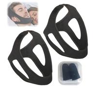DiiWmme Adjustable Anti Snore Chin Strap for Sleeping, Comfortable and Breathable with Earplugs Stop Snoring Solution for Men and Women, Universal Size Snoring Aid with Soft Chin Support