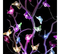 DiiWmme Butterfly Fairy String Lights, 2M/20 LEDs Battery Operated Decorative Lights for Indoor Outdoor, Garden, Bedroom, Wedding, Valentine’s Day, Party Decorations(Butterfly)