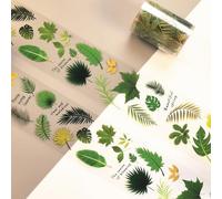 DiiWmme Handbook Decoration,Clear Flower Sticker Tape DIY Craft Material Decorative Stickers Scrapbooking Supplies Sticker Journal Accessories for Scrapbook,Planners,Bullet Journals (E)