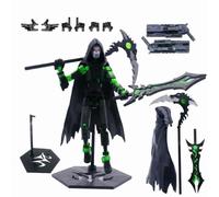 DiiWmme T13 Action Figure ,3D Printed Titan 13 Reaper Cloaked Multi-Jointed Movable Robot Toy,Assembled Completed Game Character Desktop Decoration Photography Prop for Collectors