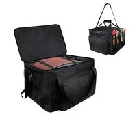 Dijia Carry Bag for Ninja Woodfire Outdoor Oven OO101UK, Heavy Duty 600D Oxford BBQ Protection Fabric Carrying for Picnic Supplies, Soft Protection, Padded Handles(Bag Only)