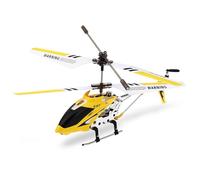 DIJIUCL 1:72 Scale S107G Gyro RC Helicopter 2.4G Gyro Stabilized 3-Channel Infrared RC Mini Helicopter -Yellow