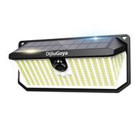 DijiuGoya 466 LED Solar Lights Outdoor Waterproof Motion Sensor 4000LM Wall Sconce, Solar Powered Flood Light with 3 Modes, IP68 Waterproof for Outside, Yard, Wall, Street, Patio
