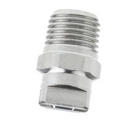 dijiusidy 1/8 Inch High Pressure Tip Flat Spray Tip 65 Degree Application High Pressure Washers ApplicationPerfect For Washers 1/8BSPT Male Thread 304 Stainless Steel Nozzle, Silver, 0.66mm