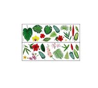 dijiusidy 2 Pieces Plant Wall Sticker Craft Decal Wallpaper Self-Adhesive Removable Poster TV Sofa Background Decoration
