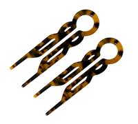 dijiusidy 2x Double Notch Mechanism For Secure Hair 2x Pin Acetate Long-lasting Per Pack Hairpin Hairpins Lialys Elegant 3, A