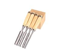 dijiusidy 4 Pieces/Set Portable Wood Handle Engraving Tool Handicraft Sculpture Tools Kit Carpenter Handtool Woodworking Accessories