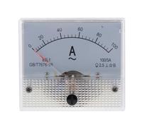 dijiusidy Ammeter Current Panel Meter Essential AC Ammeter Designed to Measure Electrical Current in Circuits 2.5 Accuracy Class Error Margin /- 2.5. Analog