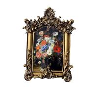 dijiusidy Antique Baroque Picture Frame European Style Beautifully Made Photo Display Tabletop Wall Mounting Vintage Picture Frame Table Ornaments Centerpiece Crafts Bedside Table
