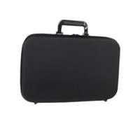 dijiusidy Barber Case with Handle Featuring Removable Partitions Sturdy Large Capacity Hairdressers On Move Easy to Lift Hairdresser Bag Organizer for Travel Women Black