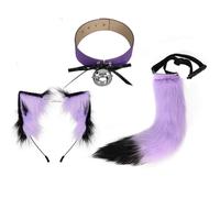 dijiusidy Charming Plush Tail And Ear Headband Costume Accessory With Animals Ears Tail Set Costume Parties Set Is Designed To Last Through Multiple Uses While