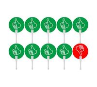 dijiusidy Classroom Voting Paddles Yes No Paddles Teachers Gauge Student Knowledge While Making Learning Interactive and Fun True False Teacher Classroom Event Supply