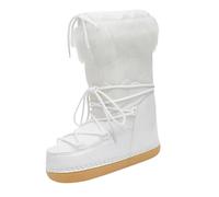 dijiusidy Comfortable Booties Stylish Snow Boots Water Resistant Ensuring Feet Stay Dry In Cold Hiking... Active In Cold Warm Lined Winter Hiking Boot Nonslip Outdoor, White, Style B 35-36