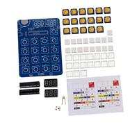 dijiusidy DIY Calculator Kit 6 Digits Offering Innovative Hands-On Learning Experience While Elevating Soldering Skills Desk Calculator Soldering Projects Diy Electronic, Without shell, 128x90mm