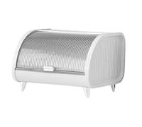 dijiusidy Durability Bread Box Organizer Kitchen Storage Container Bread Holder Creative Luxury Container Countertop Keeper Desktop Storage Box Living Room Bedroom Organizer, white, 30x27x21cm