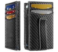 dijiusidy Easy Leather Card Holder Wallet for Men RFID Blocking PU RFID Blocking Wallet for Wallet Money Clip for Men, E