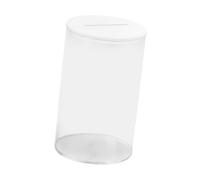 dijiusidy Educational Acrylic Money Saving Box Clear Is To Cultivate Saving Money Habits In Children Making Gift Boxes Bedroom Living Room Decoration, White, L